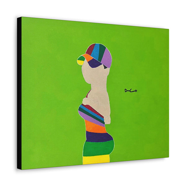 "COLHERFUL III" Acrylic/Graphite on Canvas Print