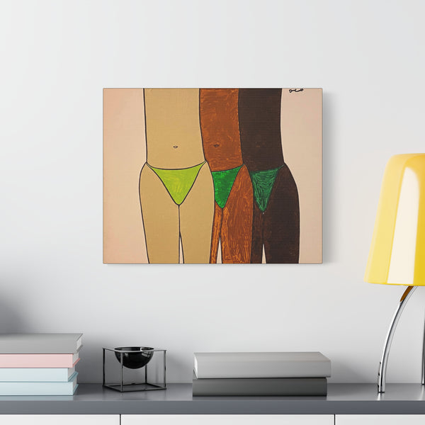 "DARKHER" Acrylic on Canvas Print