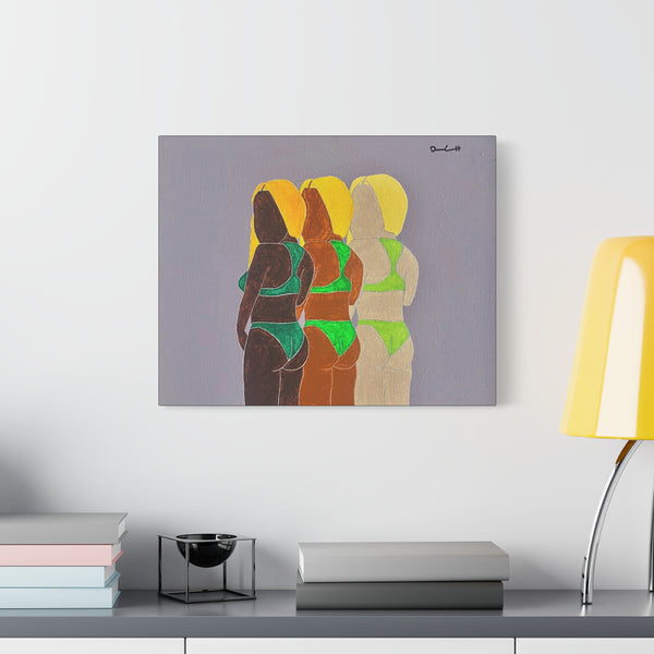 "LIGHTHER" Acrylic/Graphite on Canvas Print