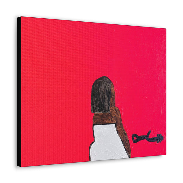 "LOOK BACK AT IT" Acrylic on Canvas Print