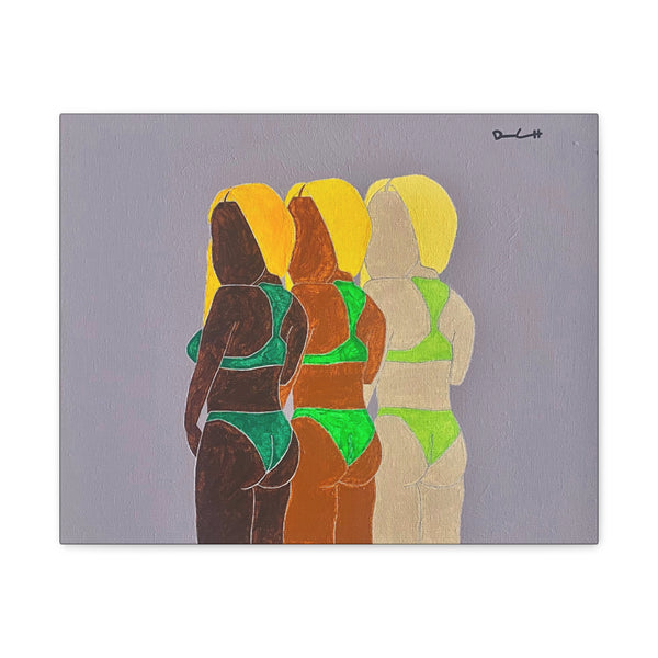 "LIGHTHER" Acrylic/Graphite on Canvas Print