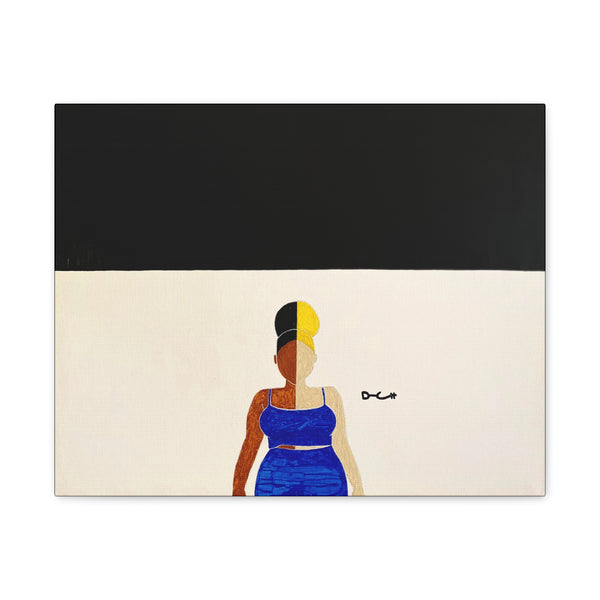"EBONY & IVORY" Acrylic on Canvas Print