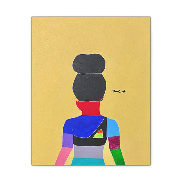 "COLHERFUL II" Acrylic/Graphite on Canvas Print