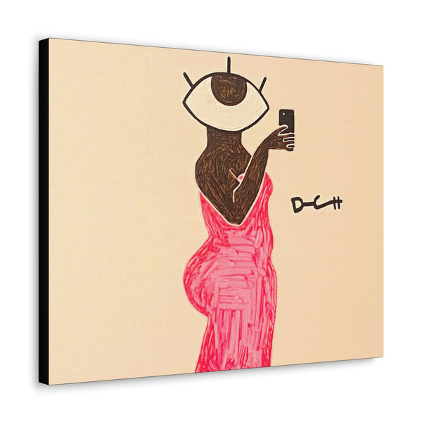 "EYE CANDY" Acrylic/Graphite on Canvas Print