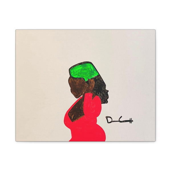 "SANTA'S HELPHER" Acrylic on Canvas Print