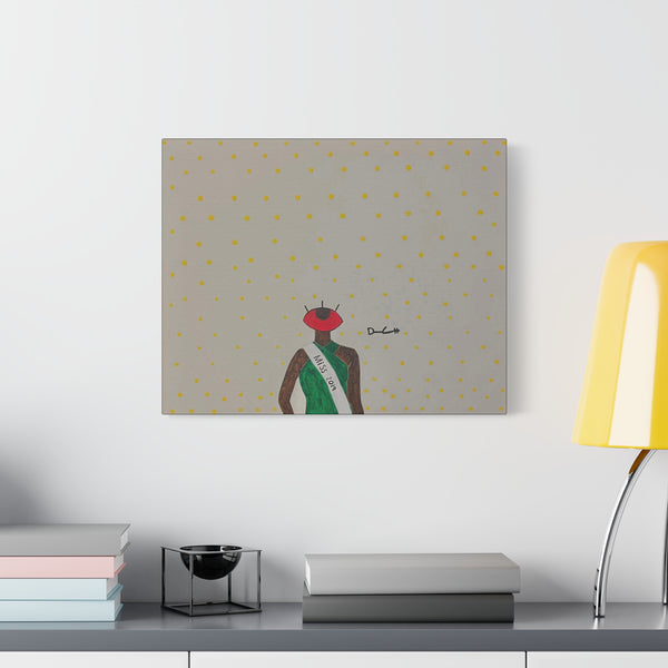 "I MISS 2019" Acrylic/Graphite on Canvas Print