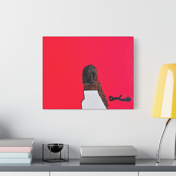 "LOOK BACK AT IT" Acrylic on Canvas Print
