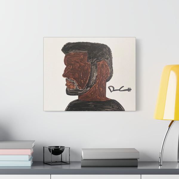 "BLACK MAN" Acrylic on Canvas Print