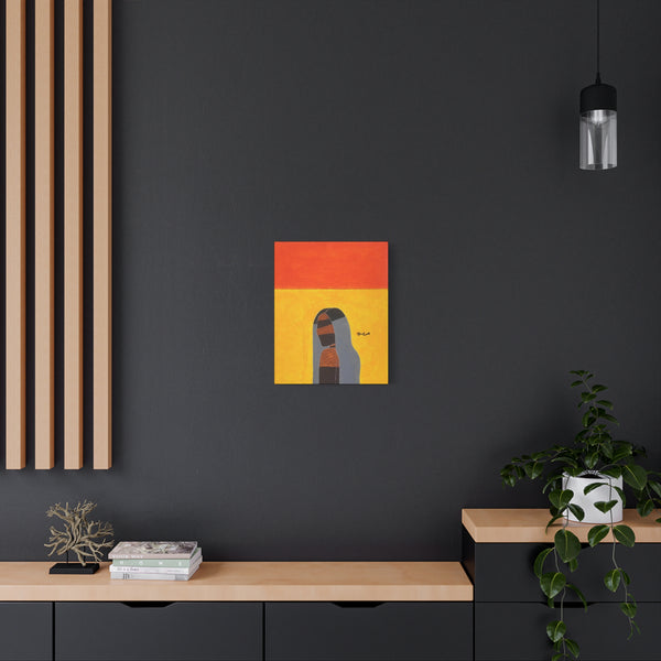 "SHE'S ON FIHER" Acrylic/Graphite on Canvas Print