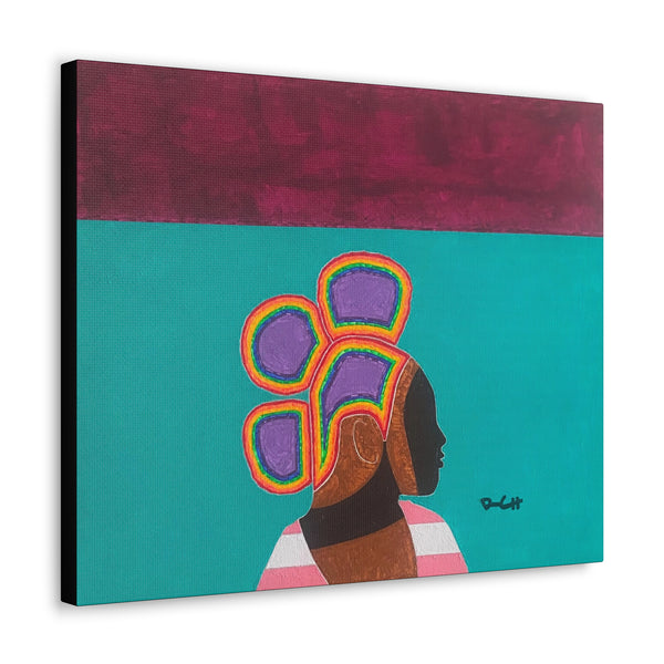 "COLHERFUL" Acrylic/Graphite on Canvas Print
