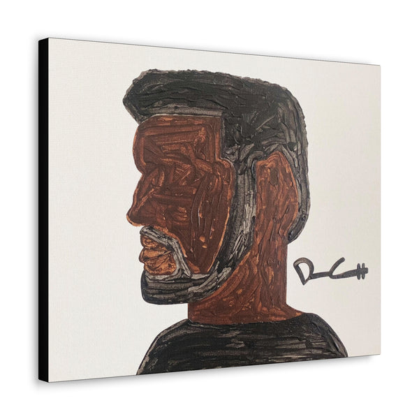 "BLACK MAN" Acrylic on Canvas Print