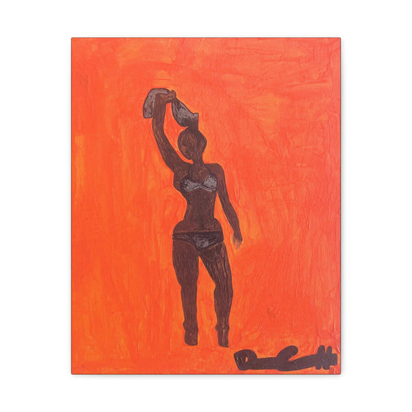 "SLICK (SLIM THICK)" Acrylic on Canvas Print