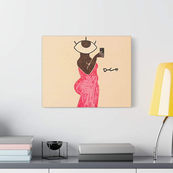 "EYE CANDY" Acrylic/Graphite on Canvas Print