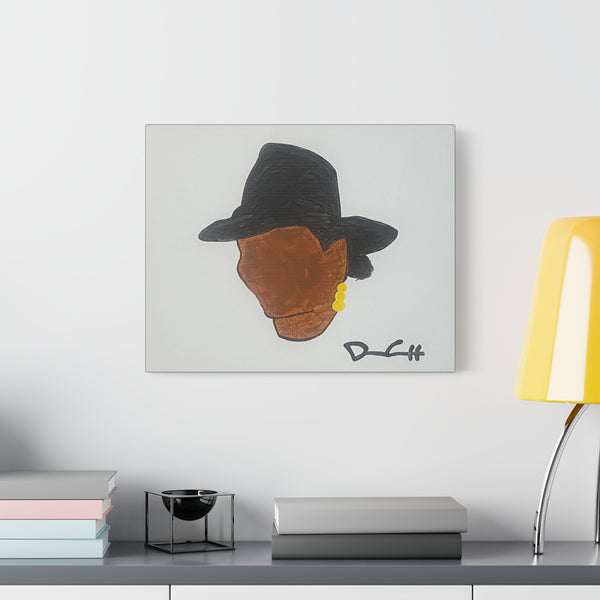 "HEY BIGHEAD" Acrylic on Canvas Print