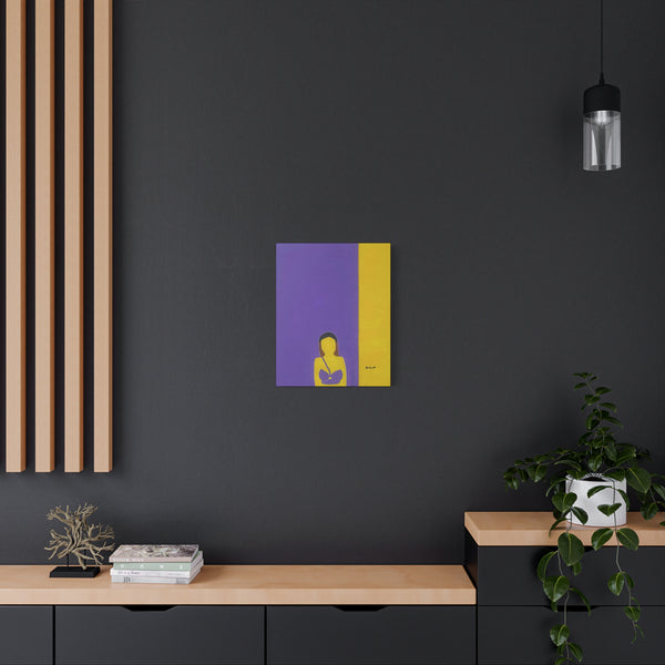 "LAKHER" Acrylic/Graphite on Canvas Print