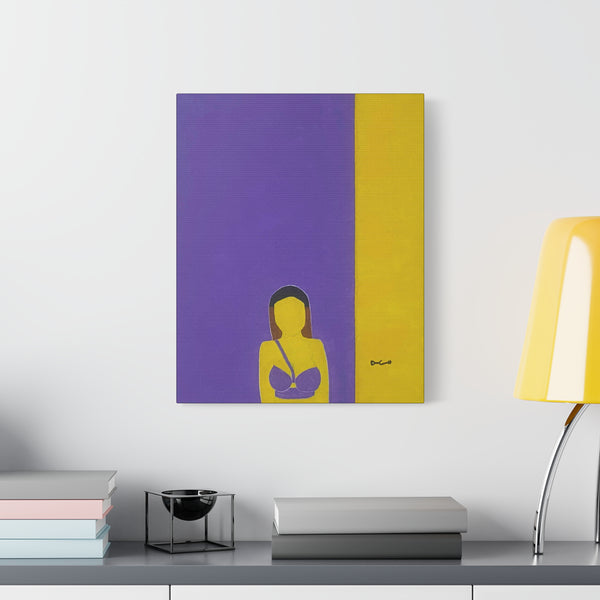 "LAKHER" Acrylic/Graphite on Canvas Print