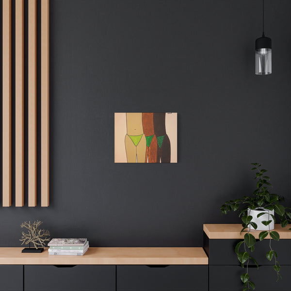 "DARKHER" Acrylic on Canvas Print