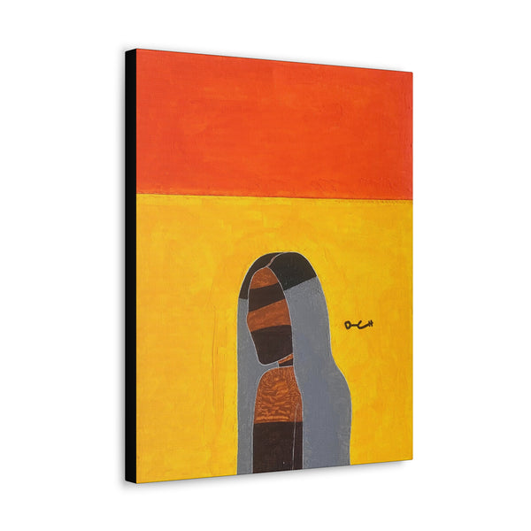 "SHE'S ON FIHER" Acrylic/Graphite on Canvas Print