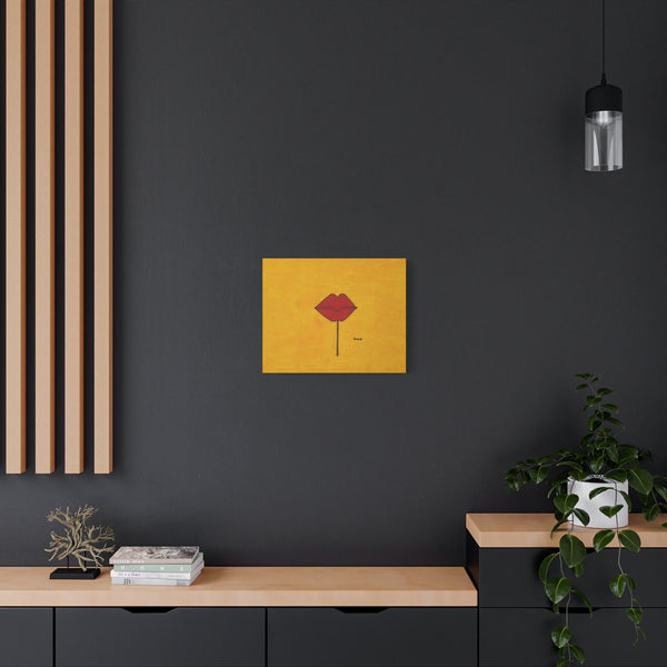 "LIPSTICK" Acrylic on Canvas Print