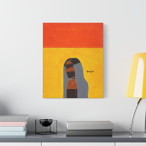"SHE'S ON FIHER" Acrylic/Graphite on Canvas Print