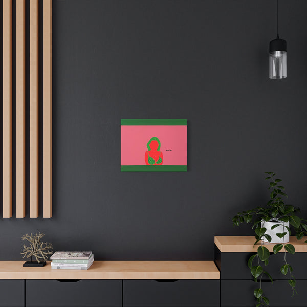 "WATHERMELON" Acrylic/Graphite on Canvas Print