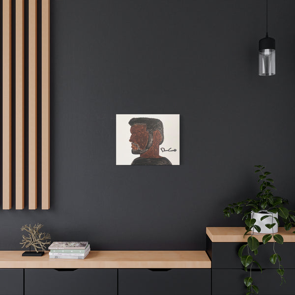 "BLACK MAN" Acrylic on Canvas Print