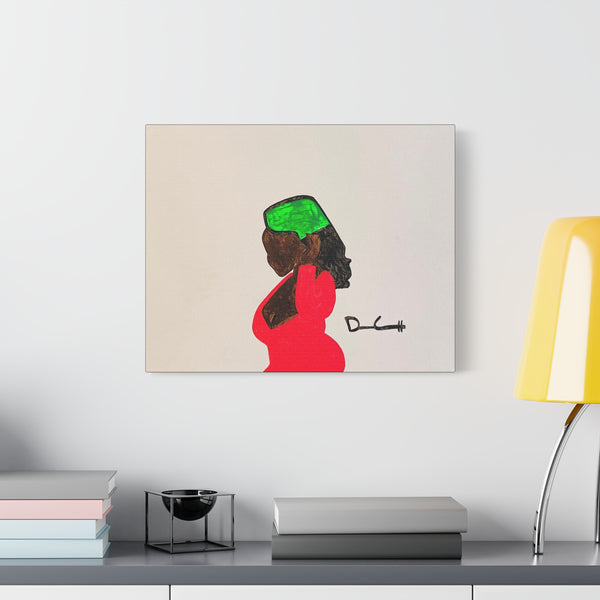 "SANTA'S HELPHER" Acrylic on Canvas Print