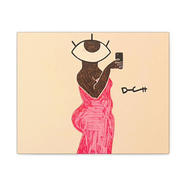 "EYE CANDY" Acrylic/Graphite on Canvas Print
