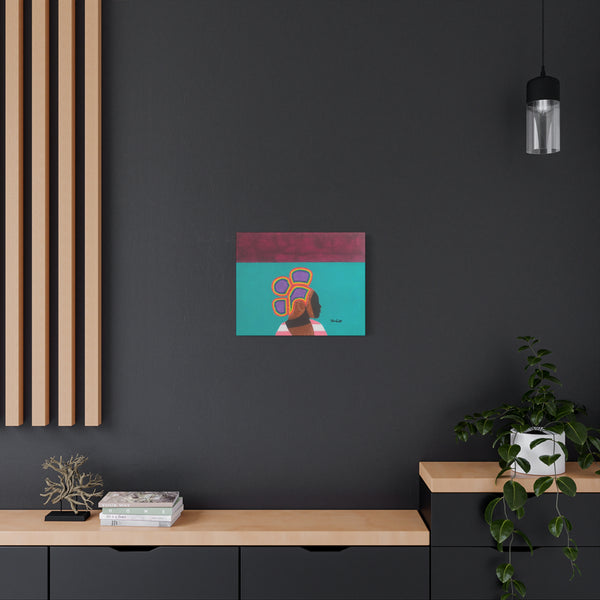"COLHERFUL" Acrylic/Graphite on Canvas Print
