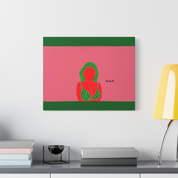 "WATHERMELON" Acrylic/Graphite on Canvas Print
