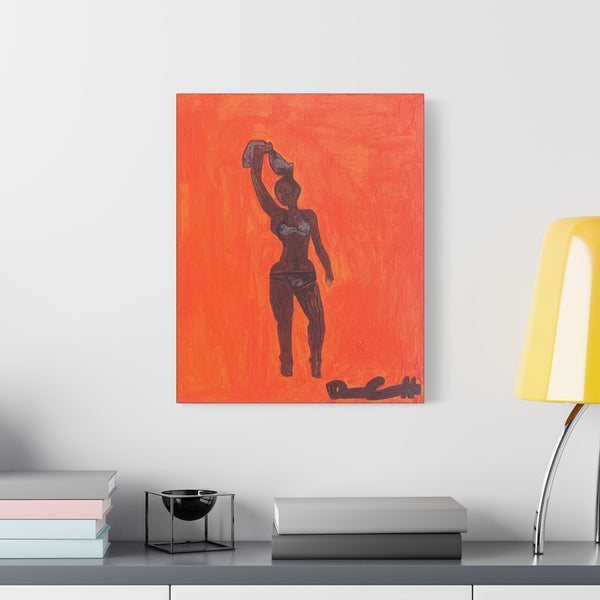 "SLICK (SLIM THICK)" Acrylic on Canvas Print