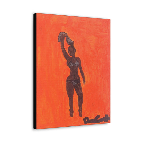 "SLICK (SLIM THICK)" Acrylic on Canvas Print