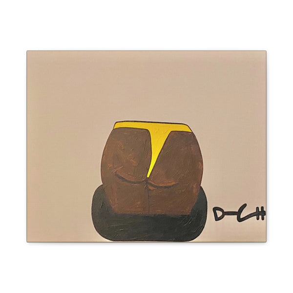 "ASSHOLE" Acrylic on Canvas Print