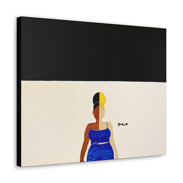 "EBONY & IVORY" Acrylic on Canvas Print