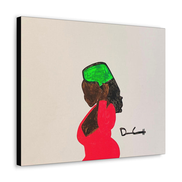 "SANTA'S HELPHER" Acrylic on Canvas Print