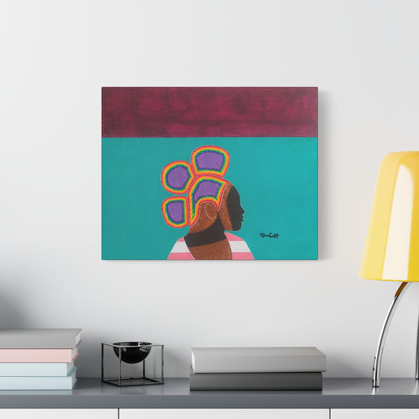 "COLHERFUL" Acrylic/Graphite on Canvas Print