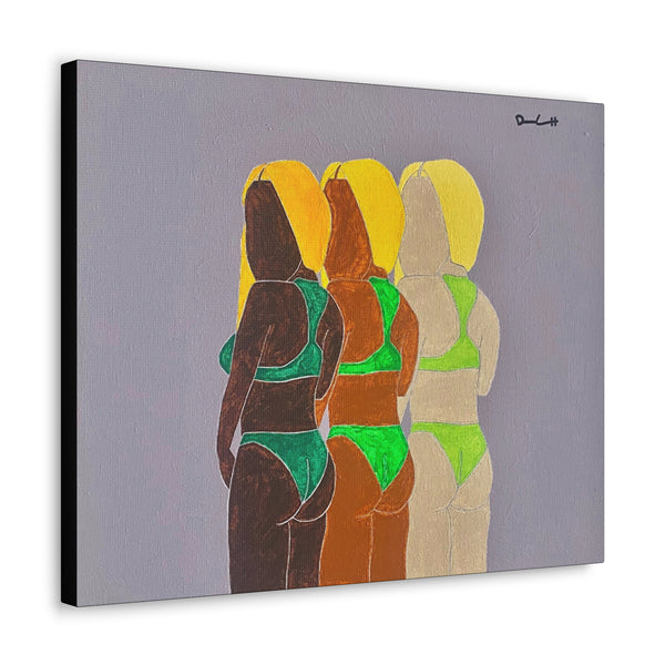 "LIGHTHER" Acrylic/Graphite on Canvas Print